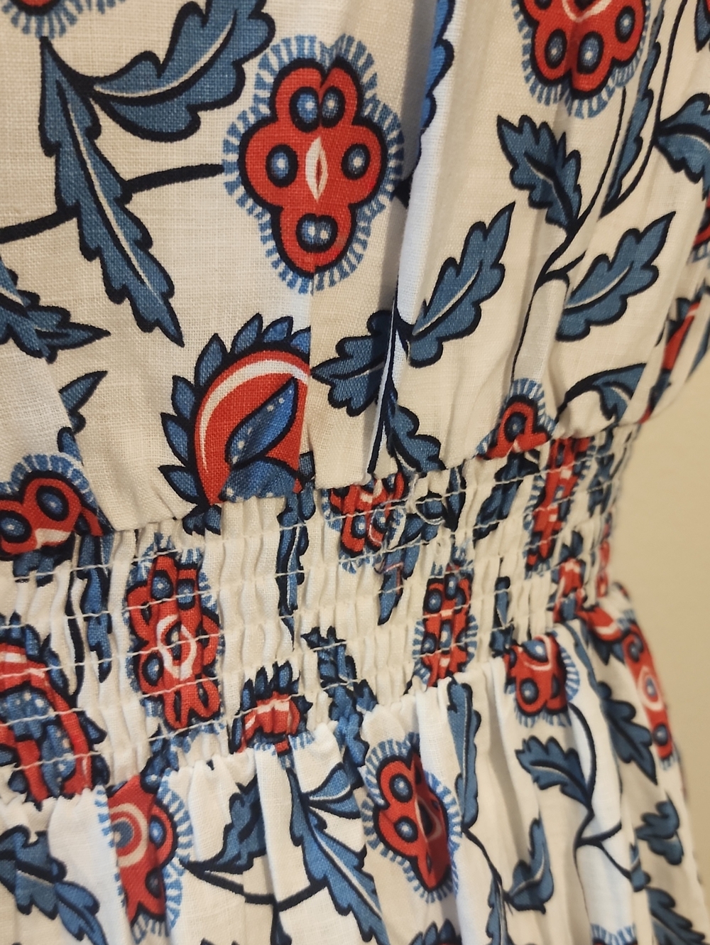 BODEN Eve Linen Midi Dress Floral NWT - Picture 12 of 15